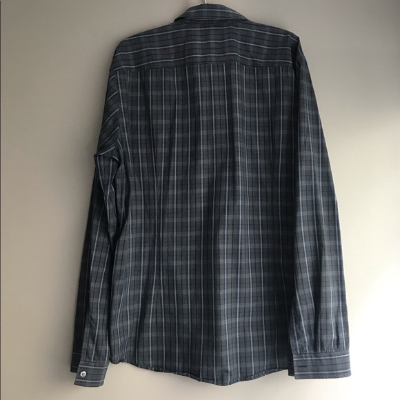 Hugo Boss Blue Plaid Shirt - Picture 2 of 5